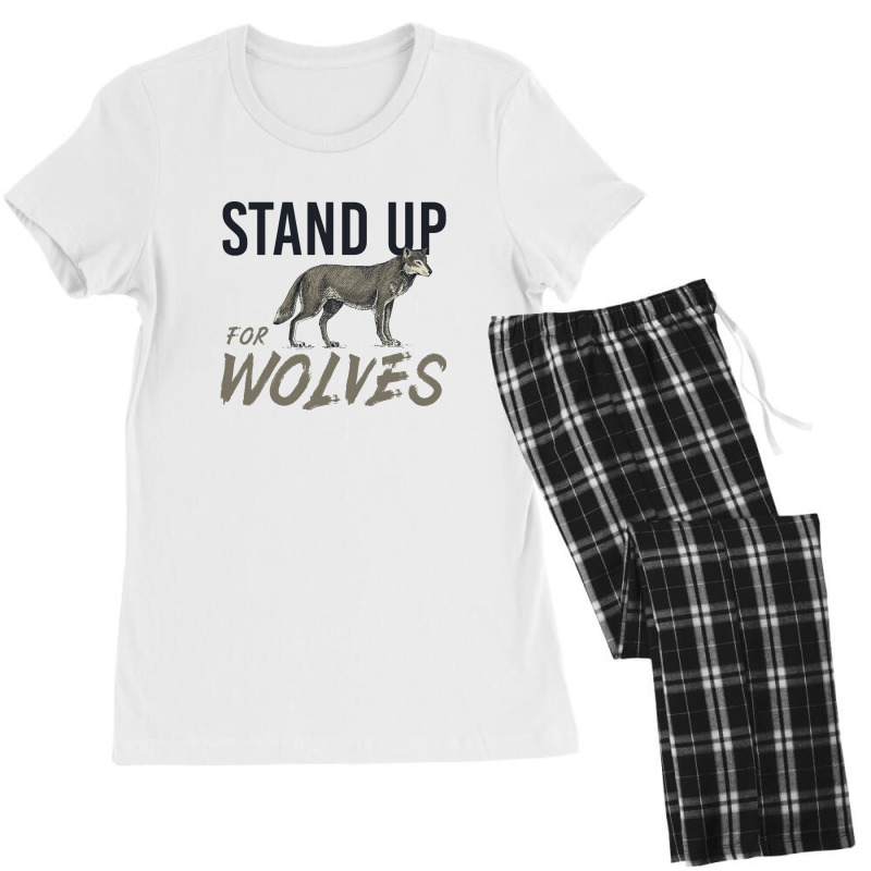 Stand Up For Wolves Women's Pajamas Set by hasansz | Artistshot