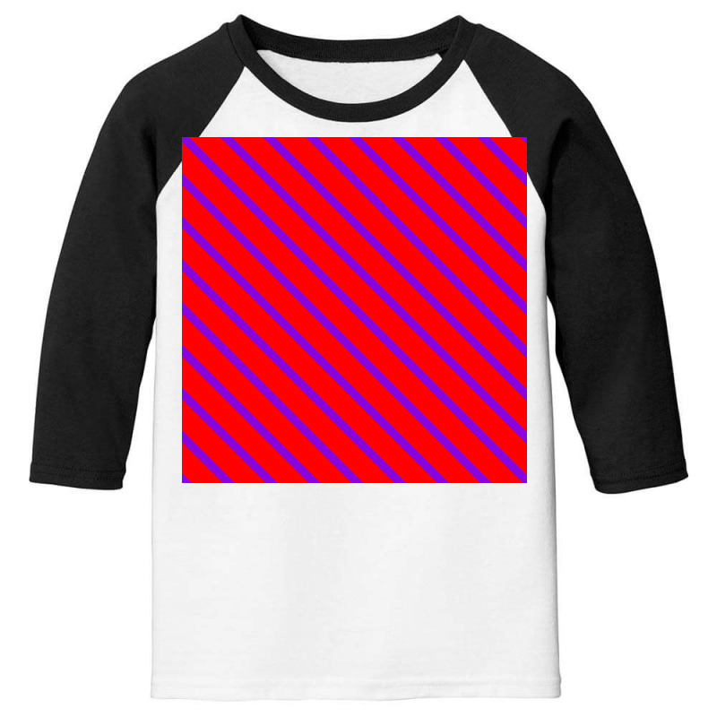 Red And Blue Gradient Artwork Youth 3/4 Sleeve by American choice | Artistshot