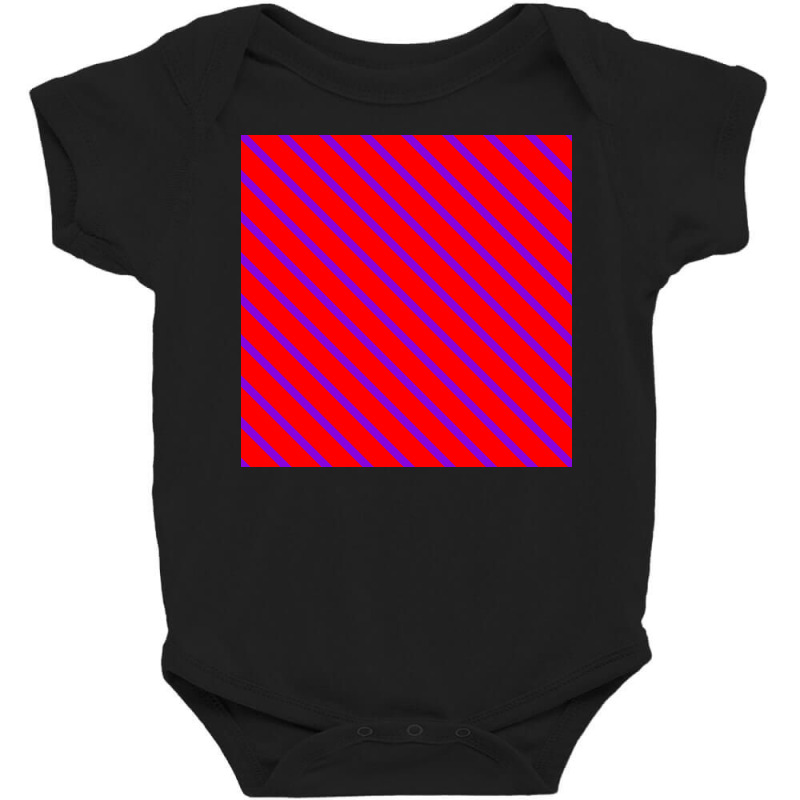 Red And Blue Gradient Artwork Baby Bodysuit by American choice | Artistshot