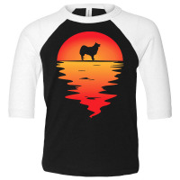 Icelandic T  Shirt Sunset Dog Icelandic Sheepdog T  Shirt Toddler 3/4 Sleeve Tee | Artistshot