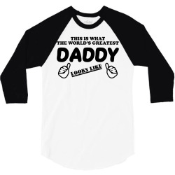 daddy's dad's fathers 3/4 Sleeve Shirt | Artistshot