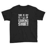 This Is My Cooking Shirt Cool Cook Chef Recipe Book Baking Youth Tee | Artistshot