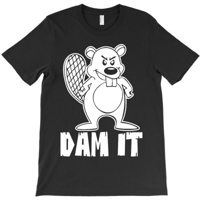 Dam It Beaver T-shirt Designed By Momon Wibowo