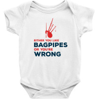 Bagpipe Scottish Scotland Music Player Funny Gift Baby Bodysuit | Artistshot