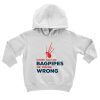 Bagpipe Scottish Scotland Music Player Funny Gift Toddler Hoodie | Artistshot