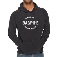 Bagpipe Scottish Scotland Music Player Funny Gift Vintage Hoodie | Artistshot