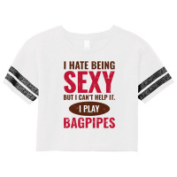 Bagpipe Scottish Scotland Music Player Funny Gift Scorecard Crop Tee | Artistshot