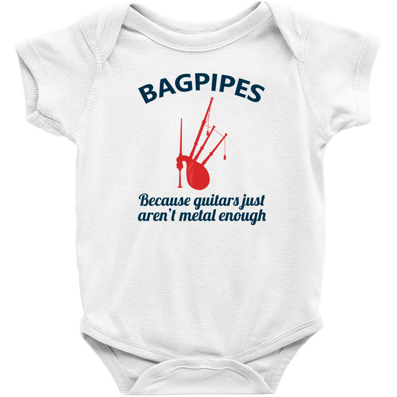 Bagpipe Scottish Scotland Music Player Funny Gift Baby Bodysuit by Tasteful Tees | Artistshot