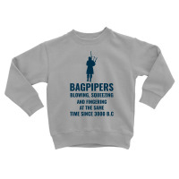 Bagpipe Scottish Scotland Music Player Funny Gift Toddler Sweatshirt | Artistshot