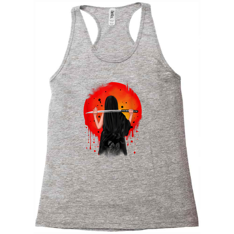 Samurai Sword Samurai Japanese T Shirt Racerback Tank by naythendeters2000 | Artistshot