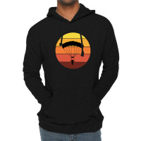 Vintage Retro Base Jumping Sky Diving Diver Gift Lightweight Hoodie | Artistshot