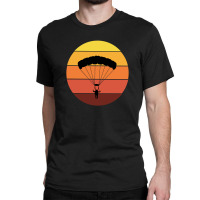 Vintage Retro Base Jumping Sky Diving Diver Gift Classic T-shirt | Artistshot