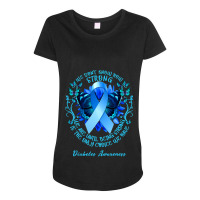 Diabetes Diabetic Her Fight Is My Fight T1d T2d 129 Diabetes Awareness Maternity Scoop Neck T-shirt | Artistshot