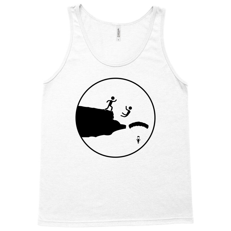 Base Jumping Sky Diving Diver Gift Tank Top by Tasteful Tees | Artistshot