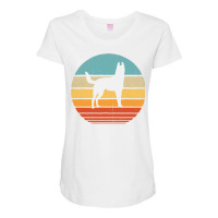 Belgian Malinois Retro Vintage 60s 70s Sunset Dog Lovers Men T Shirt Maternity Scoop Neck T-shirt | Artistshot