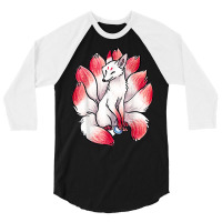 I Know Heaven Is A Beautiful Place Funny Nine Tailed Fox T Shirt 3/4 Sleeve Shirt | Artistshot