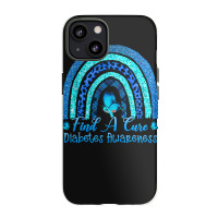 Diabetes Diabetic Find A Cure Leopard Rainbow Butterfly 141 Diabetes A Iphone 13 Case | Artistshot