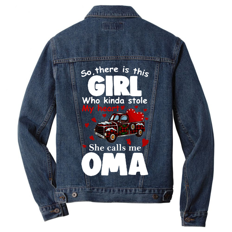 Christmas Girl Men Denim Jacket by Nicole Tees | Artistshot