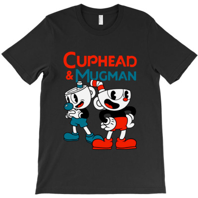 Cuphead And Mugman T-shirt Designed By Lennox Murphyes