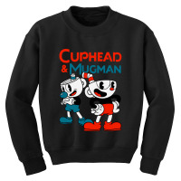 Cuphead And Mugman Youth Sweatshirt | Artistshot