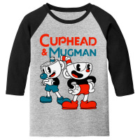 Cuphead And Mugman Youth 3/4 Sleeve | Artistshot