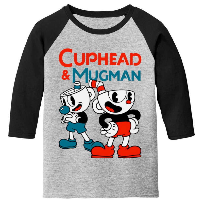 Cuphead And Mugman Youth 3/4 Sleeve by Aibon | Artistshot