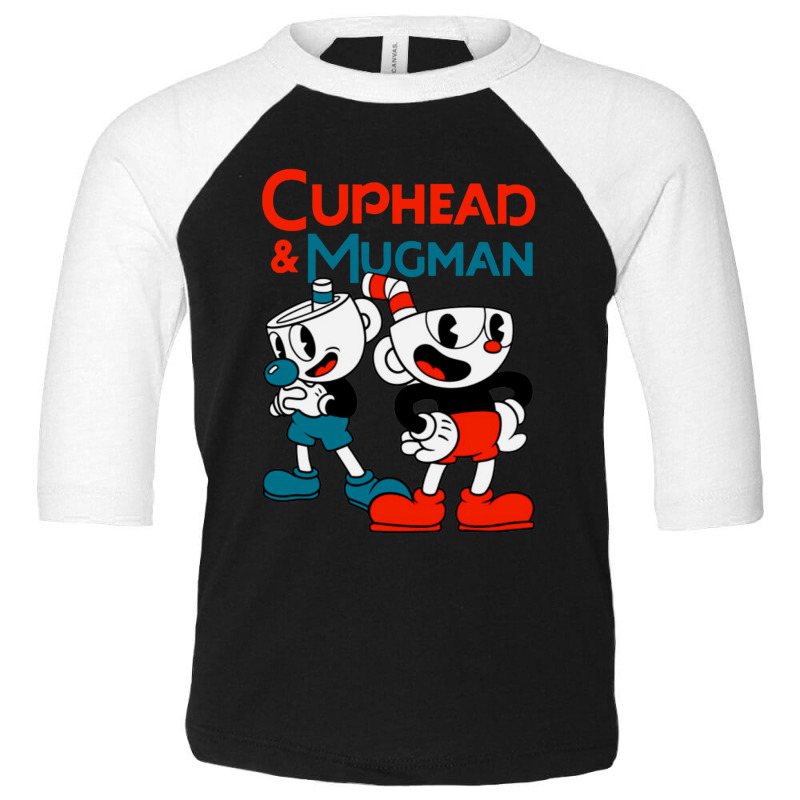 Cuphead And Mugman Toddler 3/4 Sleeve Tee by Aibon | Artistshot