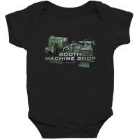 Booth Machine Shop Forrest Green (fashion Fit Tee) Baby Bodysuit | Artistshot