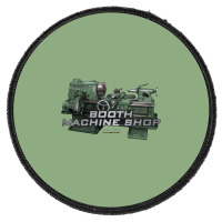 Booth Machine Shop Forrest Green (fashion Fit Tee) Round Patch | Artistshot