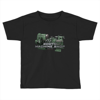 Booth Machine Shop Forrest Green (fashion Fit Tee) Toddler T-shirt Designed By Charlesfo