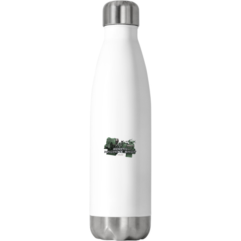 Booth Machine Shop Forrest Green (fashion Fit Tee) Stainless Steel Water Bottle | Artistshot