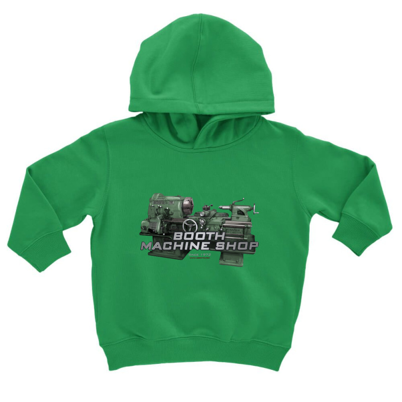 Booth Machine Shop Forrest Green (fashion Fit Tee) Toddler Hoodie by Charlesfo | Artistshot