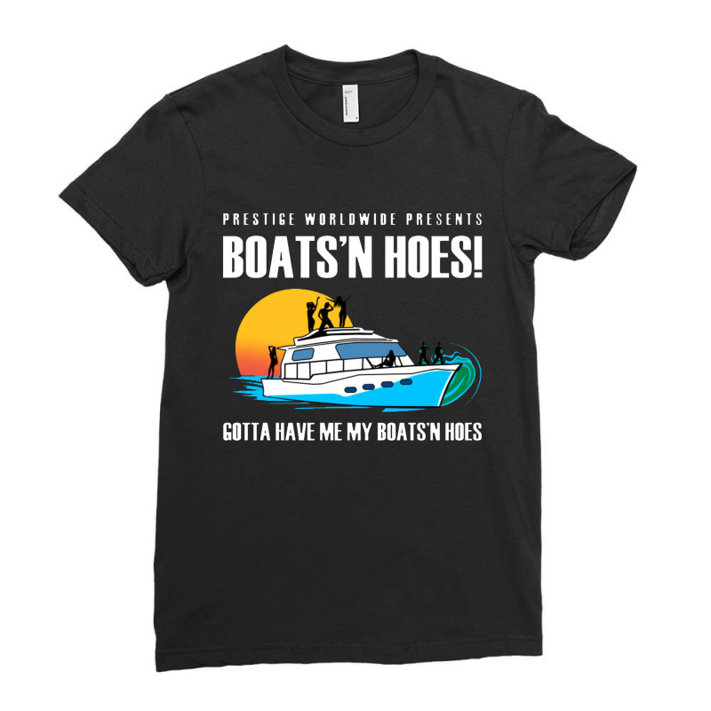 Boats N Hoes Ladies Fitted T-Shirt by Aibon | Artistshot