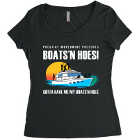 Boats N Hoes Women's Triblend Scoop T-shirt | Artistshot