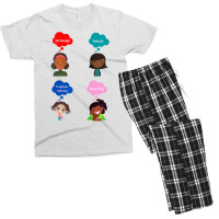 Smarty Pants  Black History What Black Girls Think About Premium T Shi Men's T-shirt Pajama Set | Artistshot