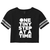 One Tiny Step At A Time Equality Rights Justice Scorecard Crop Tee | Artistshot