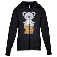 Meditation Gifts T  Shirt Meditating Koala Lover Women Meditation Gift Youth Zipper Hoodie | Artistshot