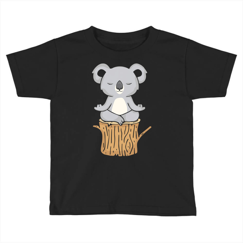 Meditation Gifts T  Shirt Meditating Koala Lover Women Meditation Gift Toddler T-shirt by robb98104 | Artistshot