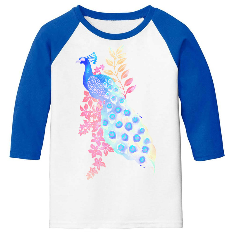 Peacock T  Shirt Peacock Paradise T  Shirt Youth 3/4 Sleeve by swallowfirework | Artistshot