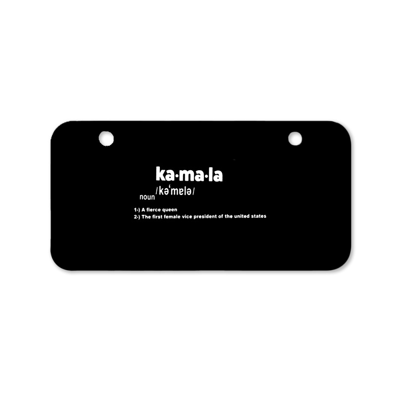 Kamala Bicycle License Plate | Artistshot