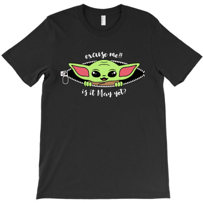 Baby Yoda Peek T-shirt Designed By Loye771290