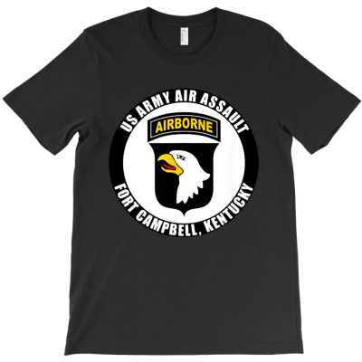 Us Army Air Assault Fort Campbell Kentucky T-shirt Designed By Bernard Houfman