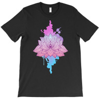 Mandala Lotus T  Shirt Asanas Mandala Lotus Mantra T  Shirt T-shirt | Artistshot