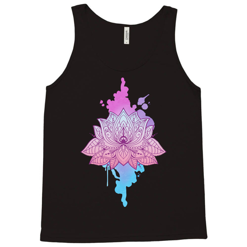 Mandala Lotus T  Shirt Asanas Mandala Lotus Mantra T  Shirt Tank Top by shanie31601 | Artistshot