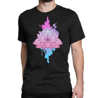 Mandala Lotus T  Shirt Asanas Mandala Lotus Mantra T  Shirt Classic T-shirt | Artistshot