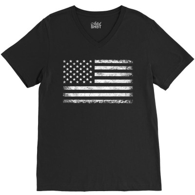 Usa Patriotic American Flag For Men Women Kids Boys Girls Us T Shirt V-neck Tee Designed By Naythendeters2000