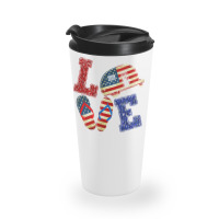 Camp Camping Loveusa Flag Flip Flop Camper Usa Flag Patriotcamper Camp Travel Mug | Artistshot