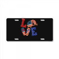 Camp Camping Loveusa Flag Flip Flop Camper Usa Flag Patriotcamper Camp License Plate | Artistshot