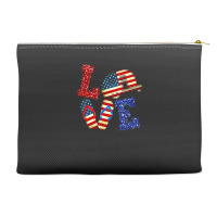 Camp Camping Loveusa Flag Flip Flop Camper Usa Flag Patriotcamper Camp Accessory Pouches | Artistshot