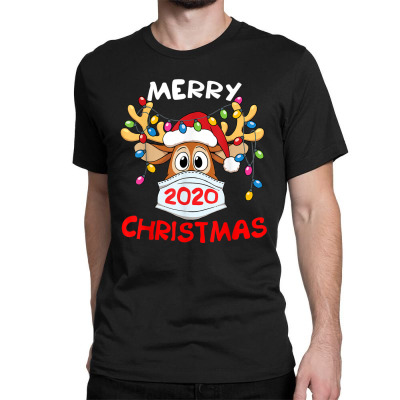 Reindeer In Mask Shirt Funny Merry Christmas 2020 Classic T-shirt Designed By Conco335@gmail.com